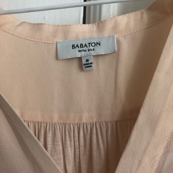 Aritzia (Babaton) Blouse - Pink - Silk - Size M - Picture 4 of 5